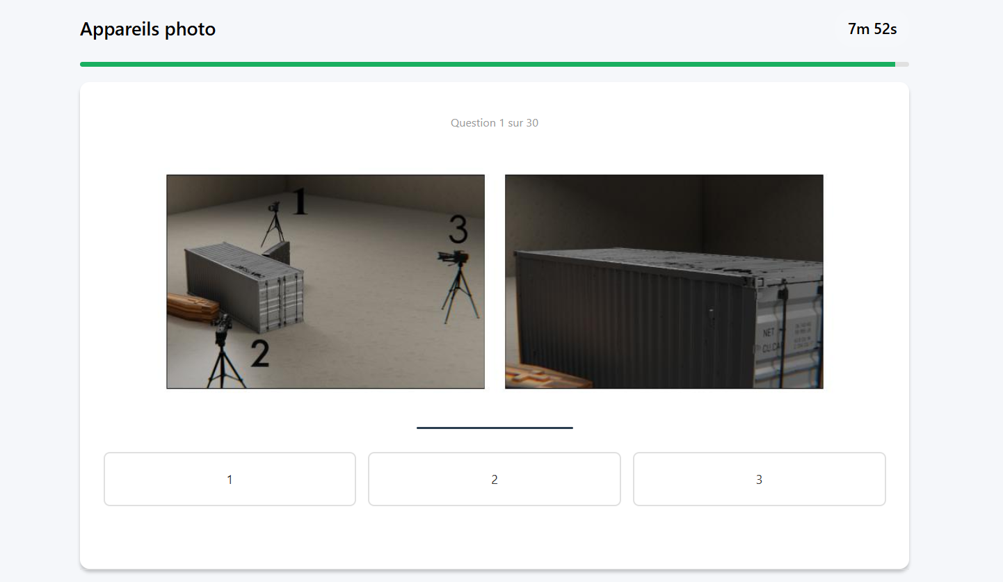 Exemple 1 du test des appareils photos, présélection EOPAN