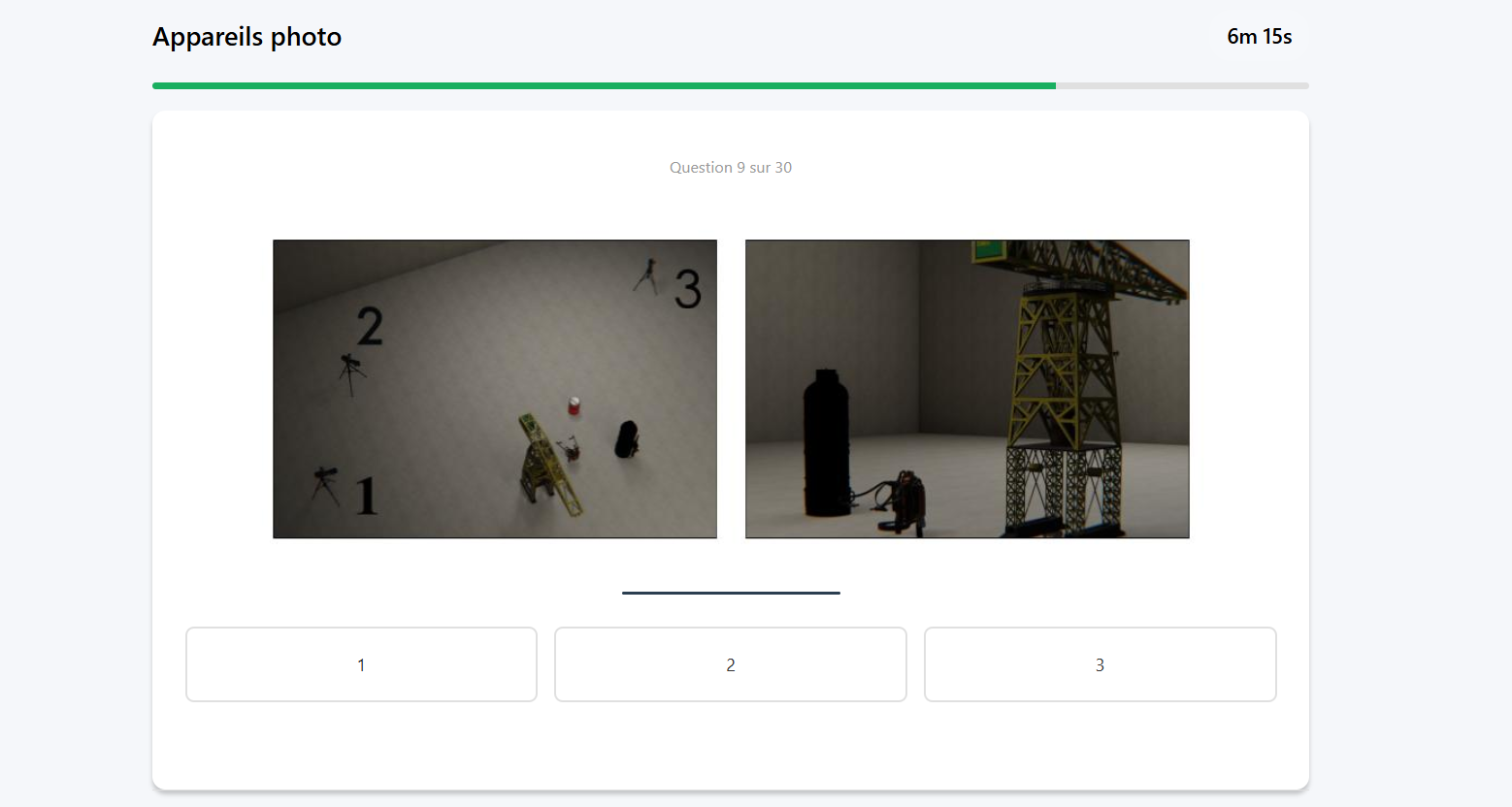 Exemple 3 du test des appareils photos, présélection EOPAN