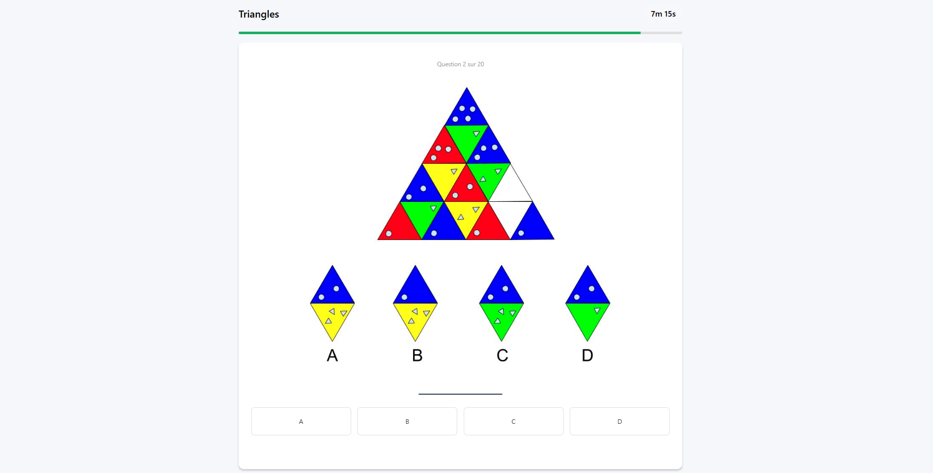 Exemple 2 du test des triangles, présélection EOPAN