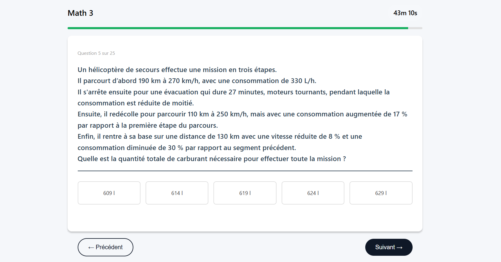 Exemple 2 du test Math 3, présélection EOPN